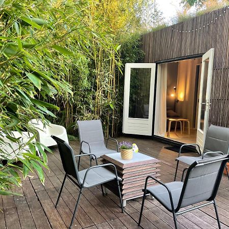 Tiny-House Van Zeecontainers Bij Het Bos Oranjewoud Kültér fotó